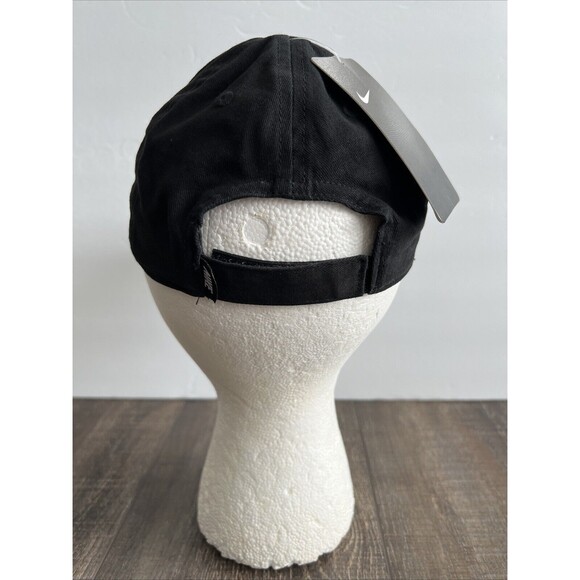 Nike Logo Cap Hat Boys Youth One Size Fits Most Black Adjustable - Picture 4 of 11
